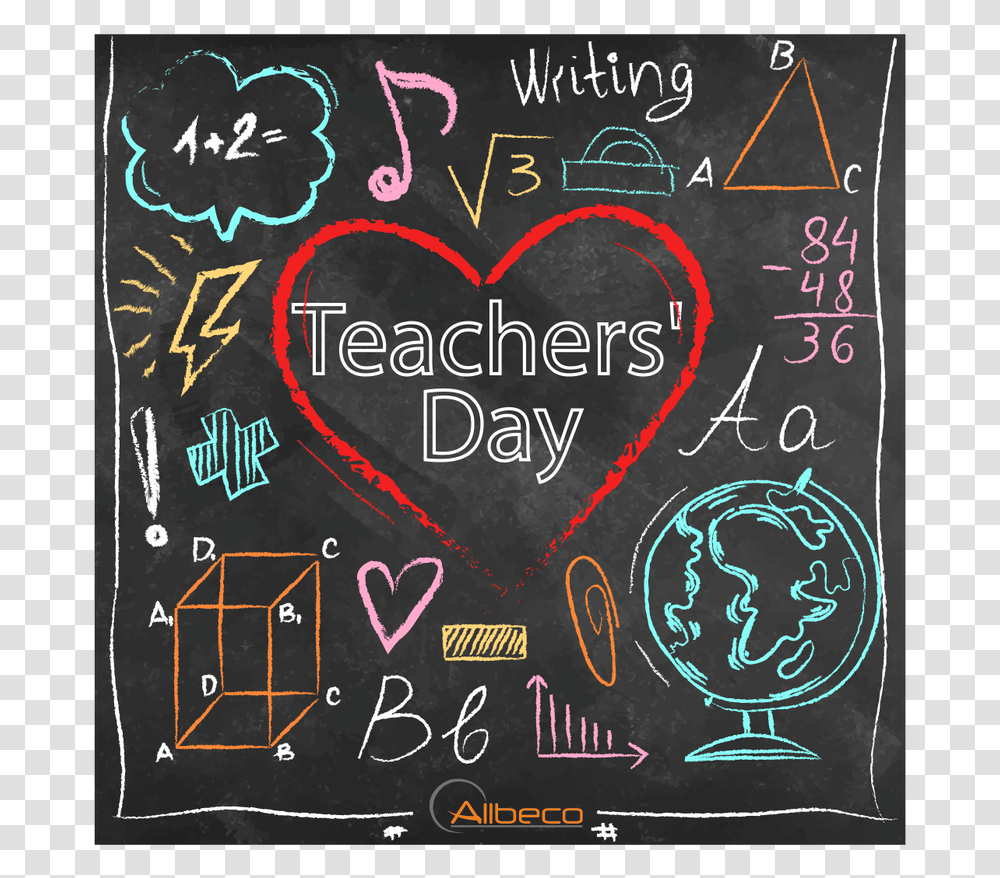 Saying About World Teacher Day, Blackboard, Poster, Advertisement Transparent Png