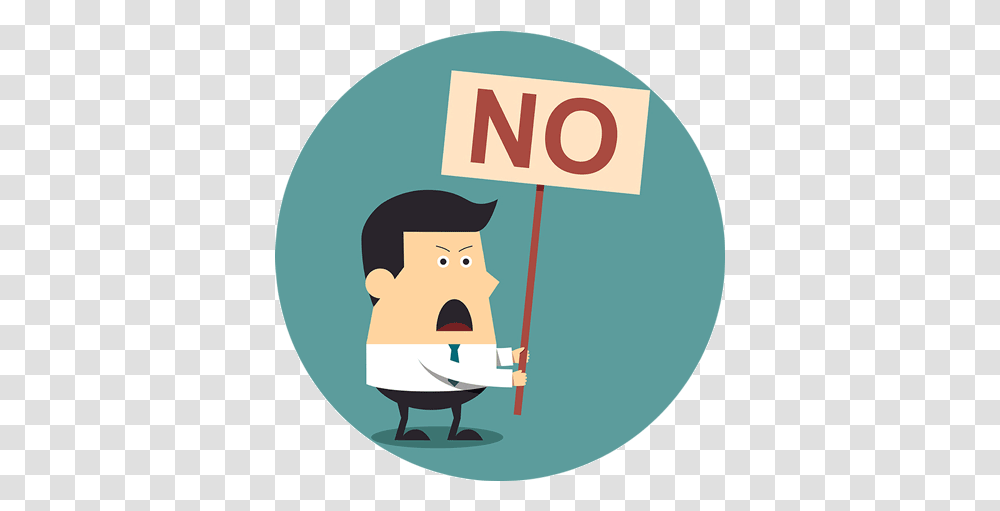 Saying No Saying No To A Client, Label, Text, Poster, Advertisement Transparent Png