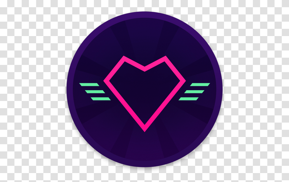 Sayonara Wild Hearts Sayonara Wild Hearts Heart, Graphics, Purple, Symbol, Logo Transparent Png