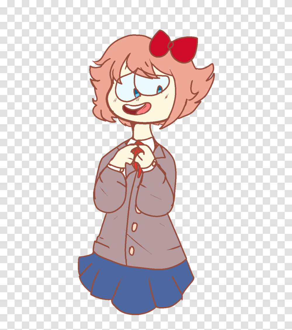 Sayori, Label, Head, Neck Transparent Png