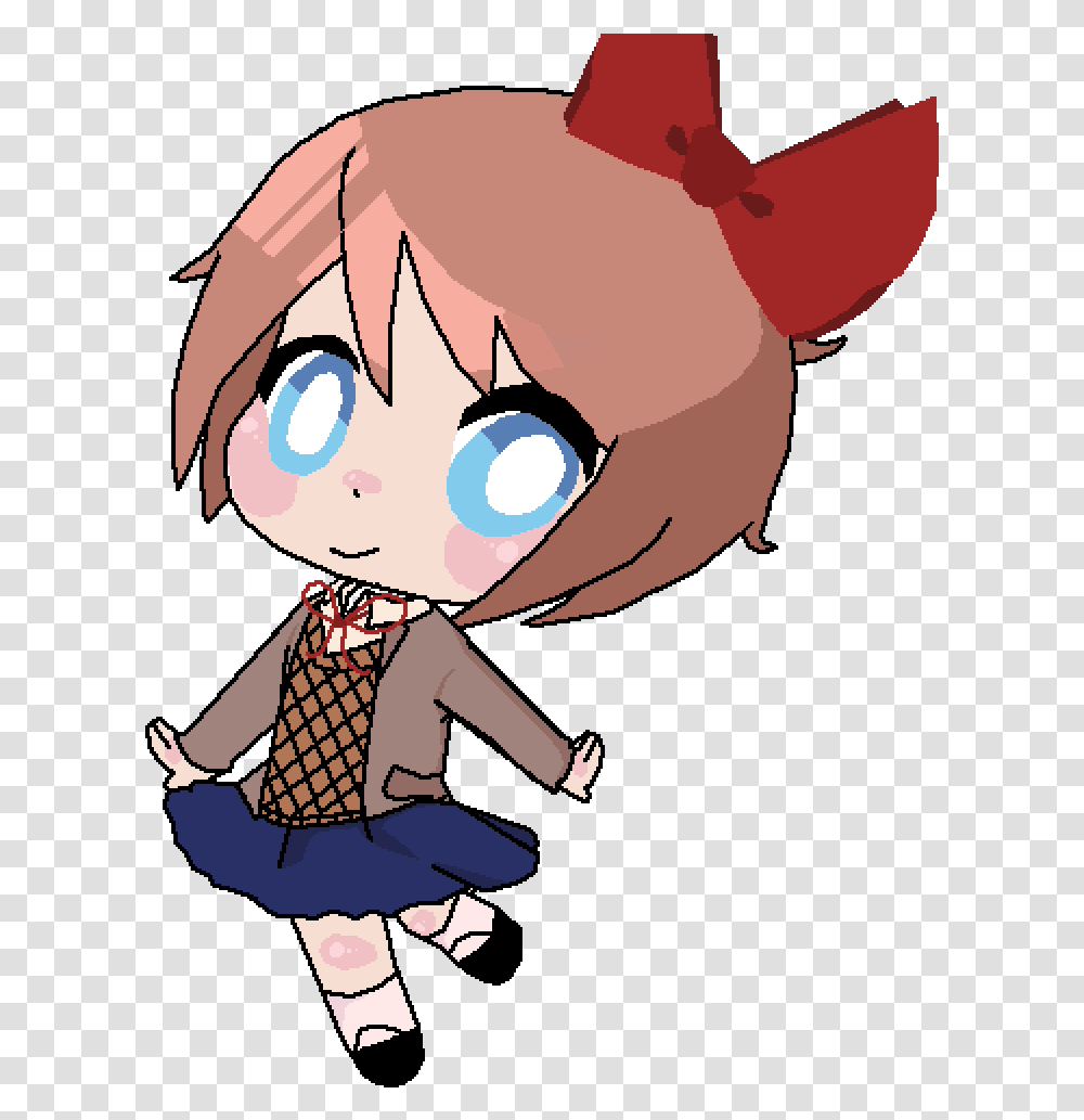 Sayori Doki Doki Literature Club, Person, Book, Comics, Food Transparent Png