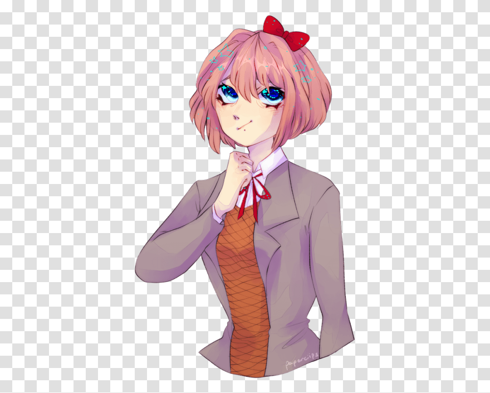 Sayori Hanging Anime, Tie, Accessories, Accessory, Manga Transparent Png