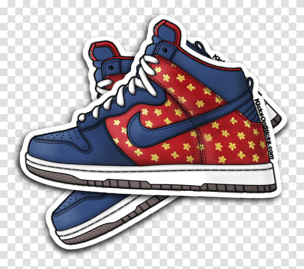 Sb Dunk High Emblem, Shoe, Footwear, Clothing, Apparel Transparent Png