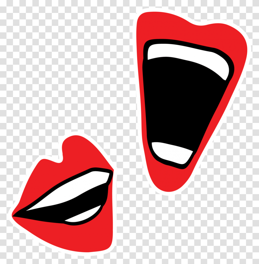 Sb Lips, Mouth, Heart, Plectrum, Sticker Transparent Png