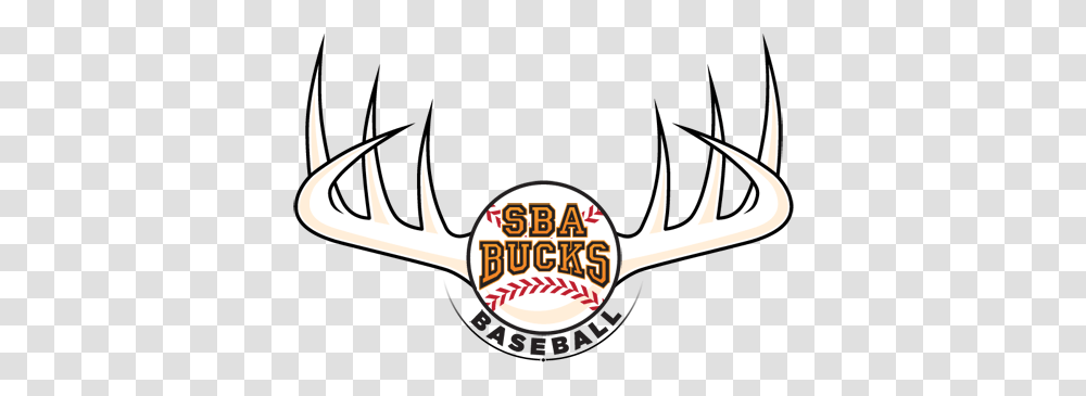 Sba Bucksfullmedium Snyder Baseball Academy Sba Bucks Baseball Logo, Antler, Text, Label Transparent Png