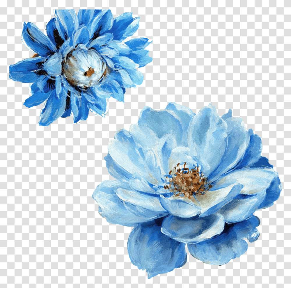 Sc Blue Flowers, Plant, Pollen, Anther, Dahlia Transparent Png