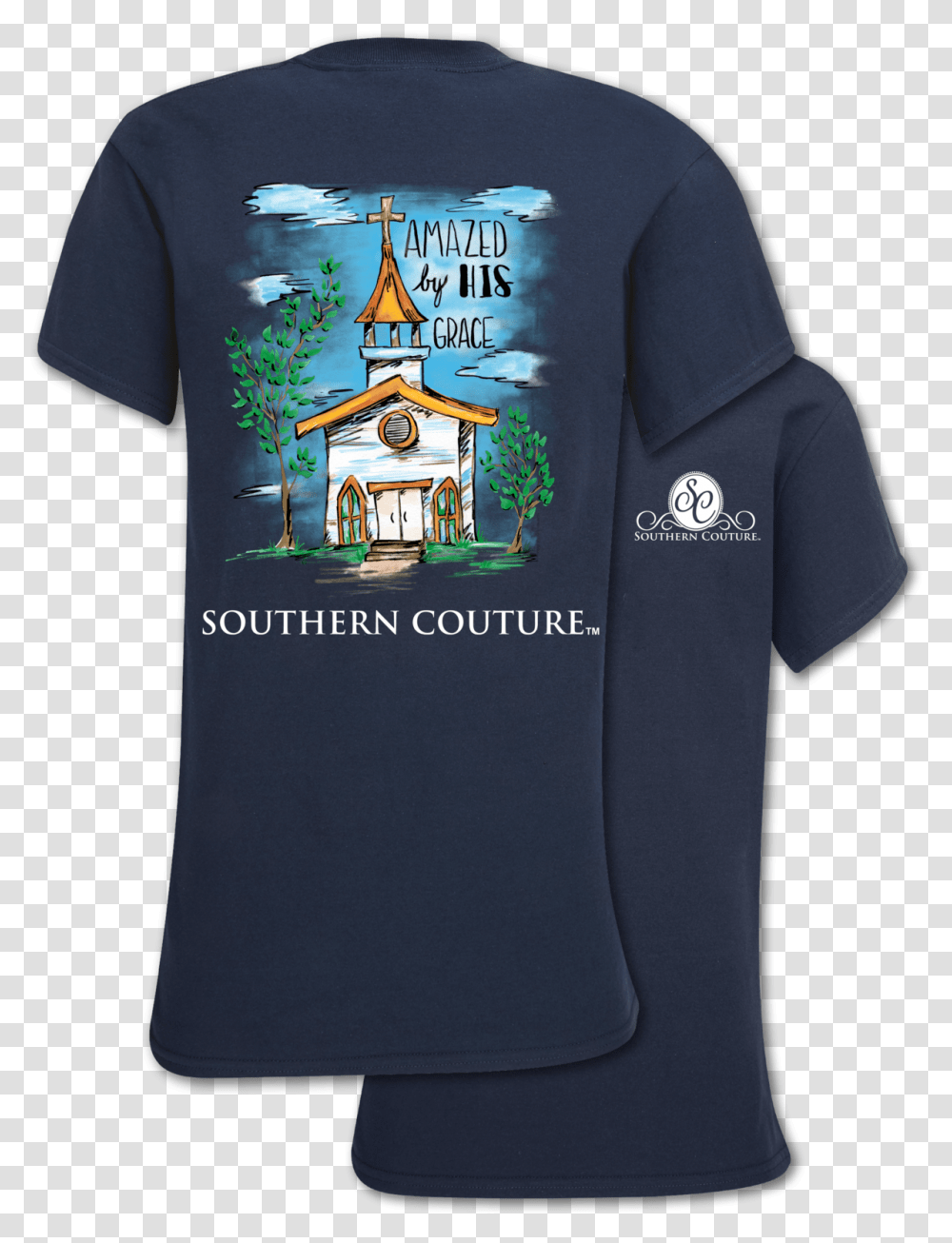 Sc Classic Amazed By His Grace Southern Couture, Apparel, T-Shirt, Sleeve Transparent Png