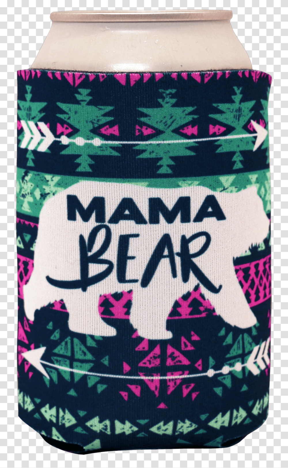 Sc Mama Bear Can Coolie Energy Shot, Tin, Beverage, Rug Transparent Png