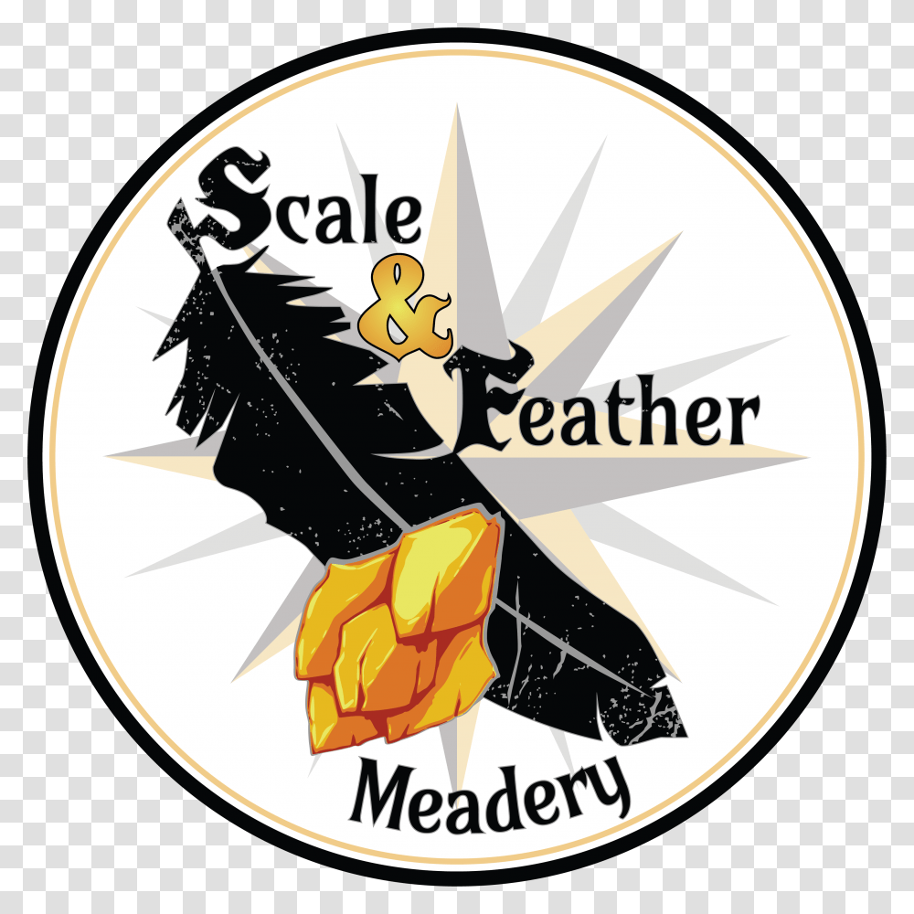 Scale And Feather Meadery, Label, Logo Transparent Png