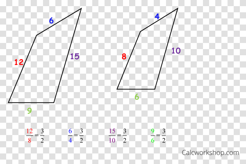 Scale Factor Example Scale Factor Of Similar Polygons, Number, Digital Clock Transparent Png