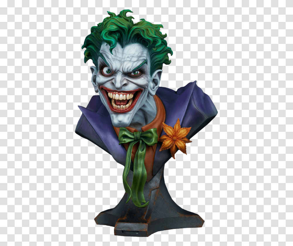 Scale Life Size Bust Joker Sideshow, Person, Crowd, Dragon Transparent Png