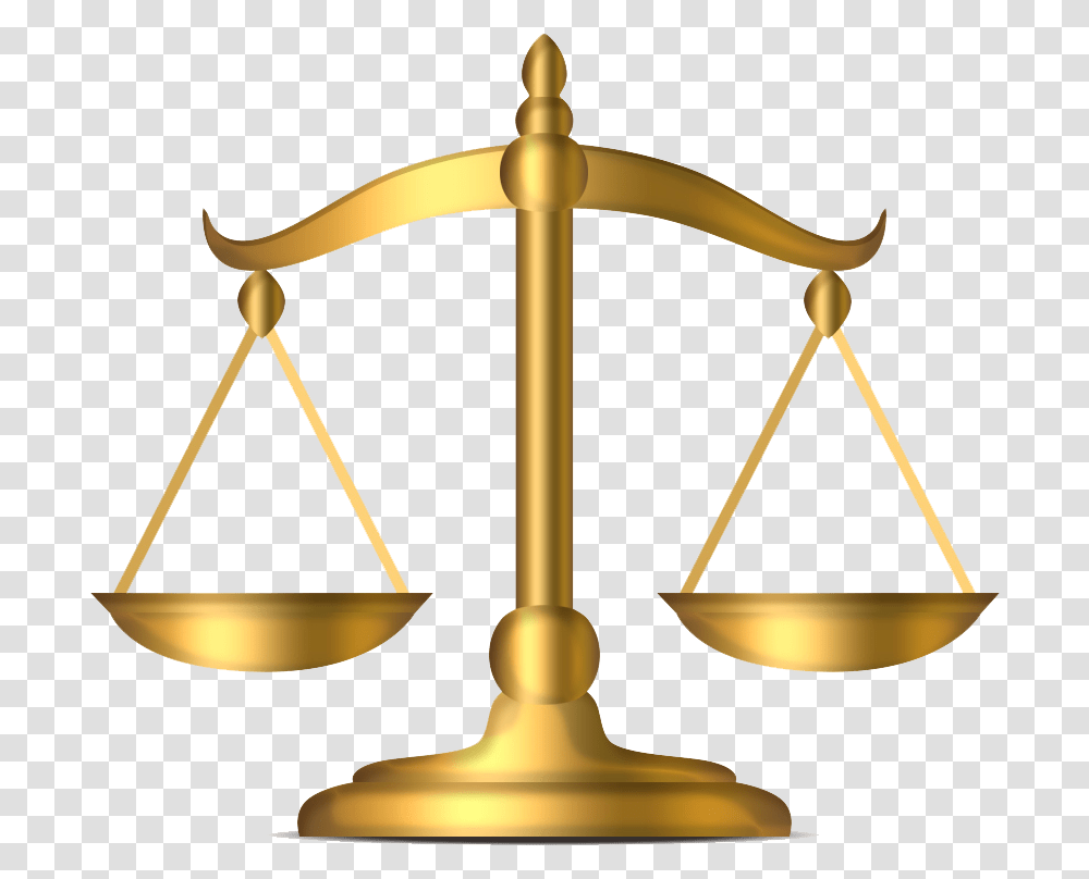 Scales Of Justice Scales Of Justice Gold, Lamp, Bronze Transparent Png