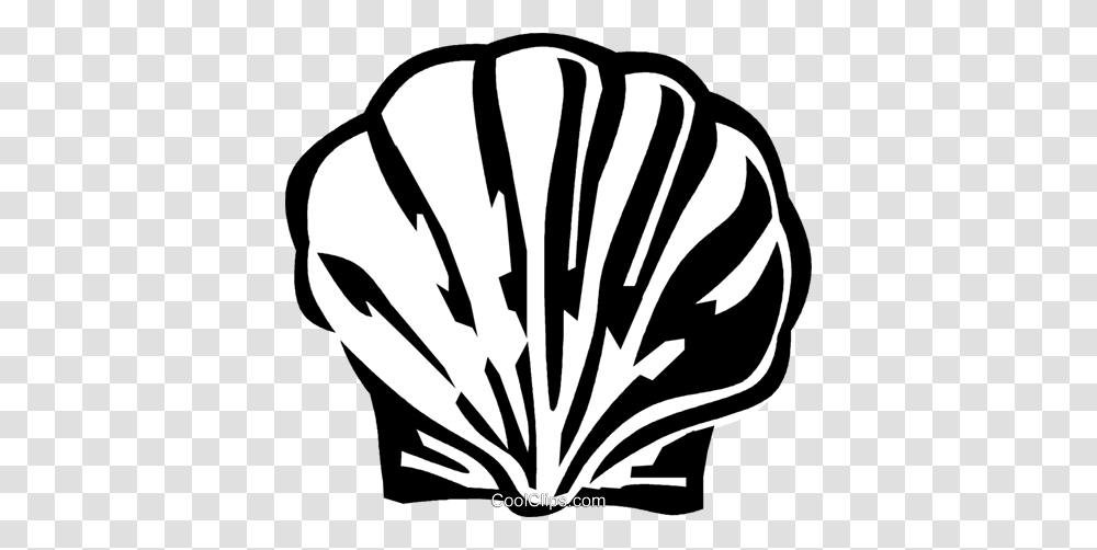 Scallop Shell Royalty Free Vector Clip Art Illustration, Clam, Seashell, Invertebrate, Sea Life Transparent Png