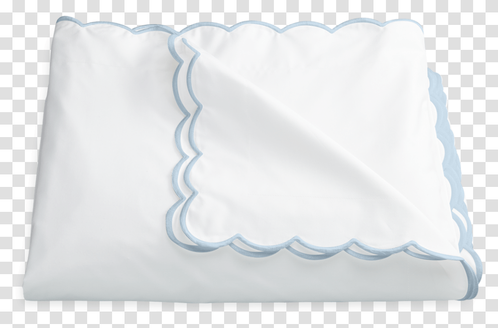 Scalloped Edge Mattress Pad, Pillow, Cushion, Diaper Transparent Png