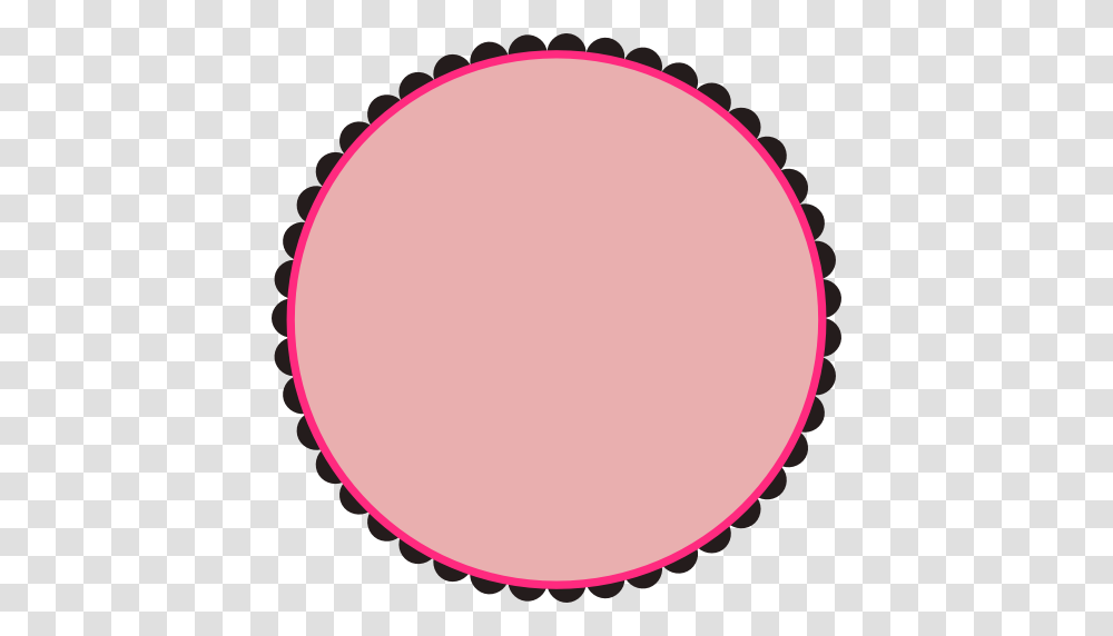 Scalloped Round Frame Clipart, Balloon, Label, Oval Transparent Png