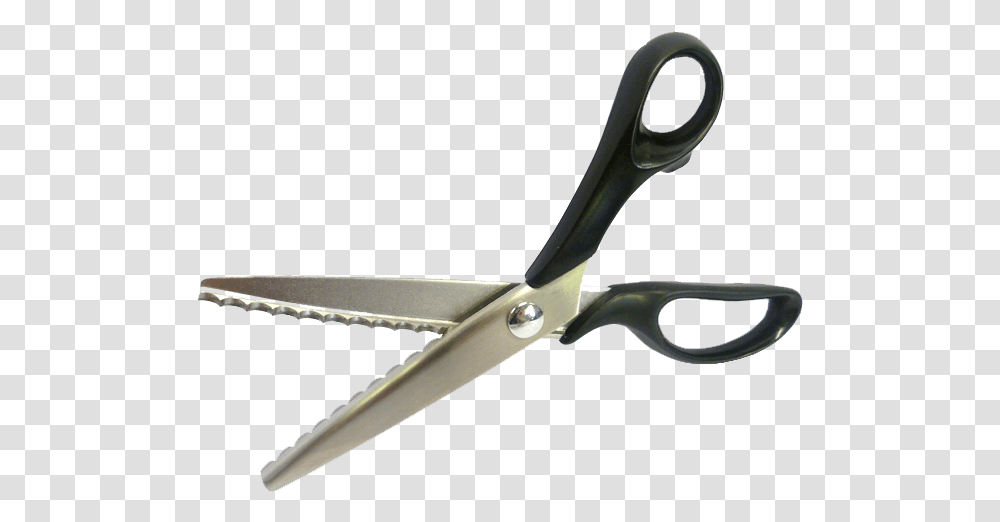 Scallopped Shears Scissors, Blade, Weapon, Weaponry Transparent Png