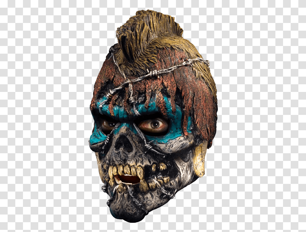 Scalped Skull Vinyl Mask Disguise, Head, Crowd, Carnival, Face Transparent Png