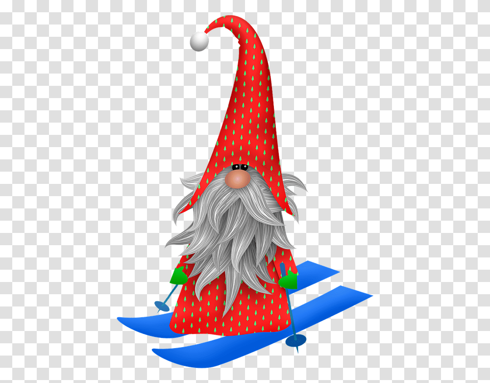 Scandia Gnome Christmas Skiing Free Image On Pixabay Christmas Day, Tree, Plant, Bird, Animal Transparent Png