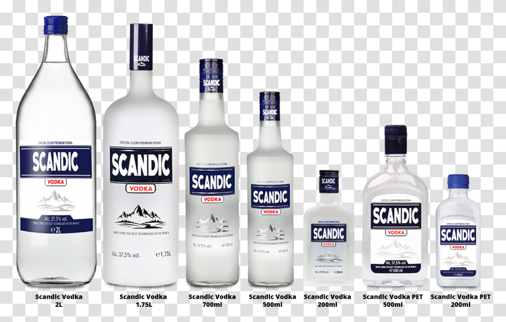 Scandic Produse2221 Vodka Scandic Vodka, Liquor, Alcohol, Beverage, Drink Transparent Png