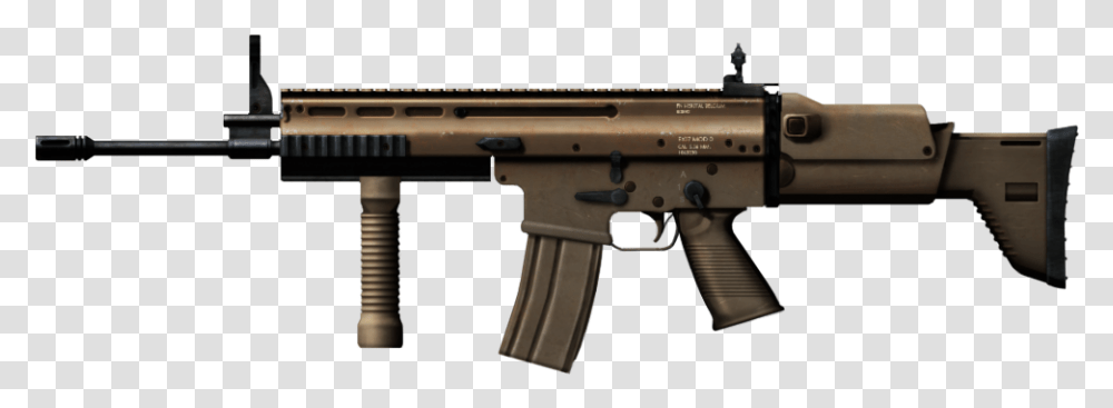 Scar Assault Rifle Scar Gun Background, Weapon, Weaponry, Armory, Handgun Transparent Png
