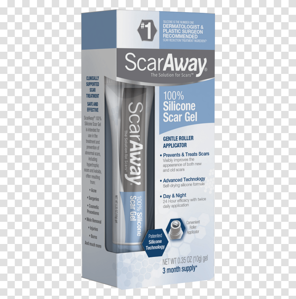 Scaraway Scar Diminishing Gel, Bottle, Cosmetics, Tin, Can Transparent Png
