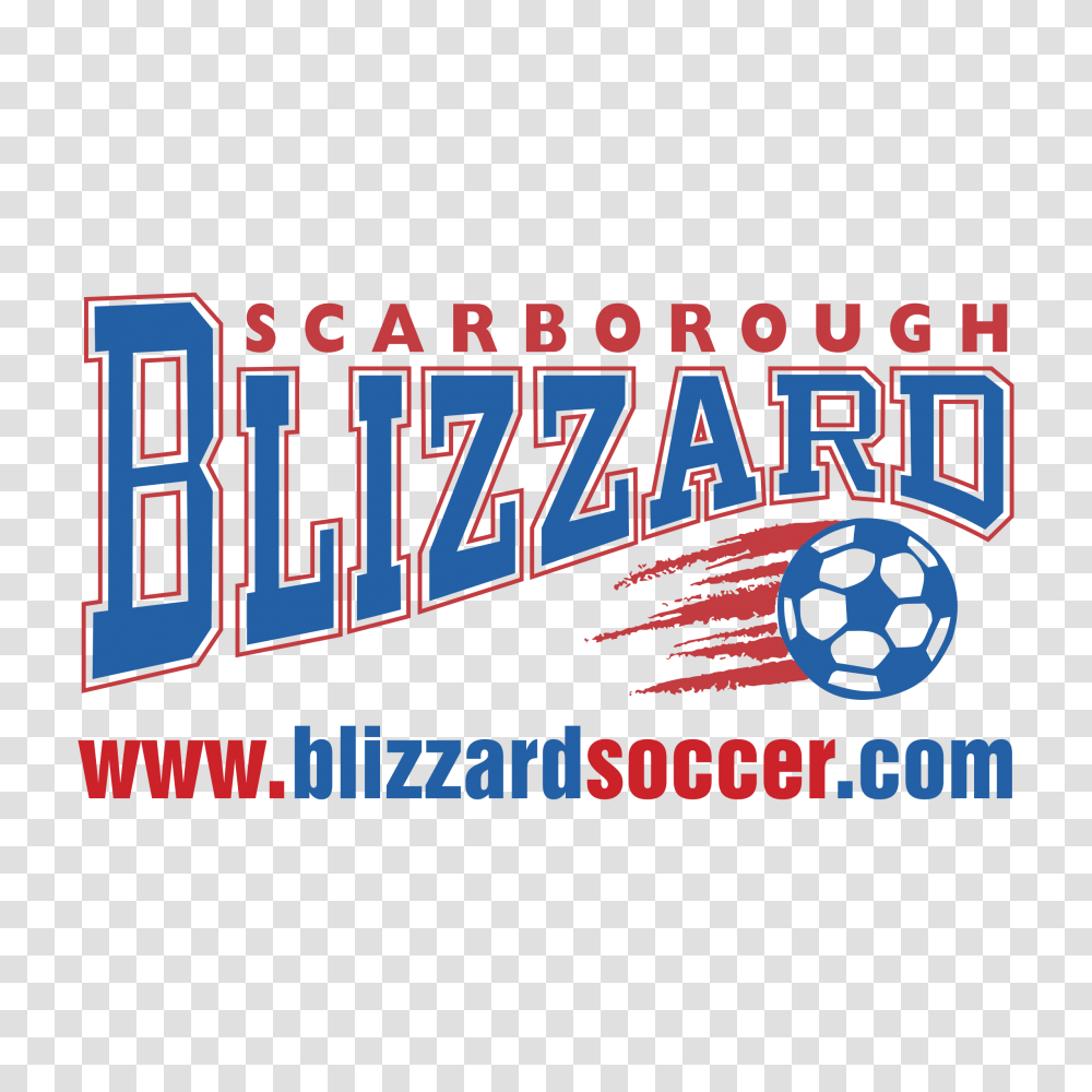 Scarborough Blizzard Soccer Logo Soccer Turnhout, Text, Word, Alphabet, Flyer Transparent Png