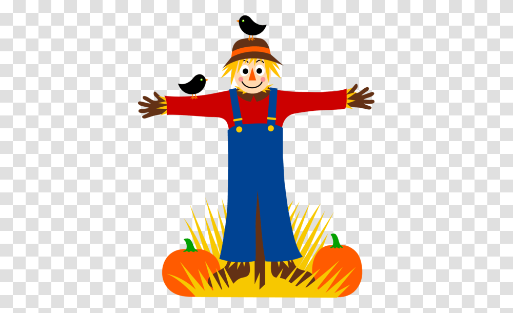 Scarecrow And Pumpkin Clipart Free Download Clipart, Performer, Halloween, Fire, Costume Transparent Png