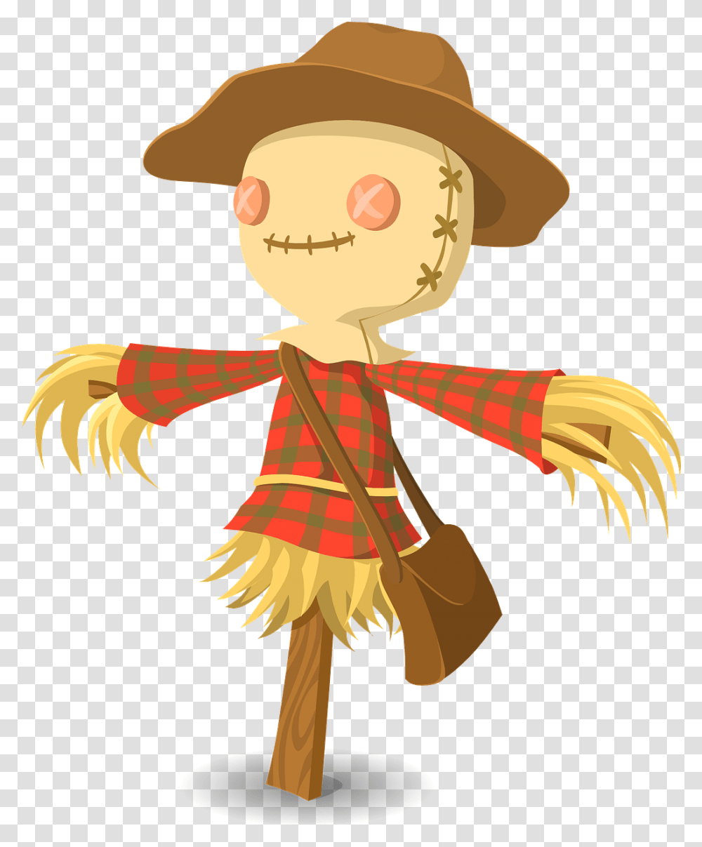 Scarecrow Cartoon, Person, Human, Elf Transparent Png