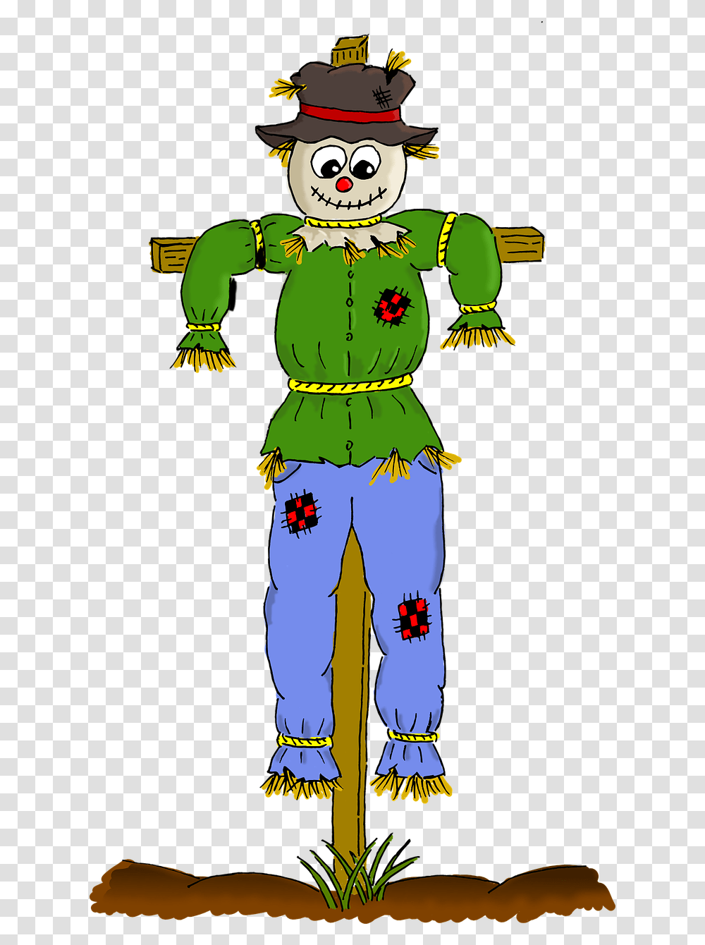 Scarecrow Clip Art Scarecrow, Elf, Alien, Pattern, Green Transparent Png
