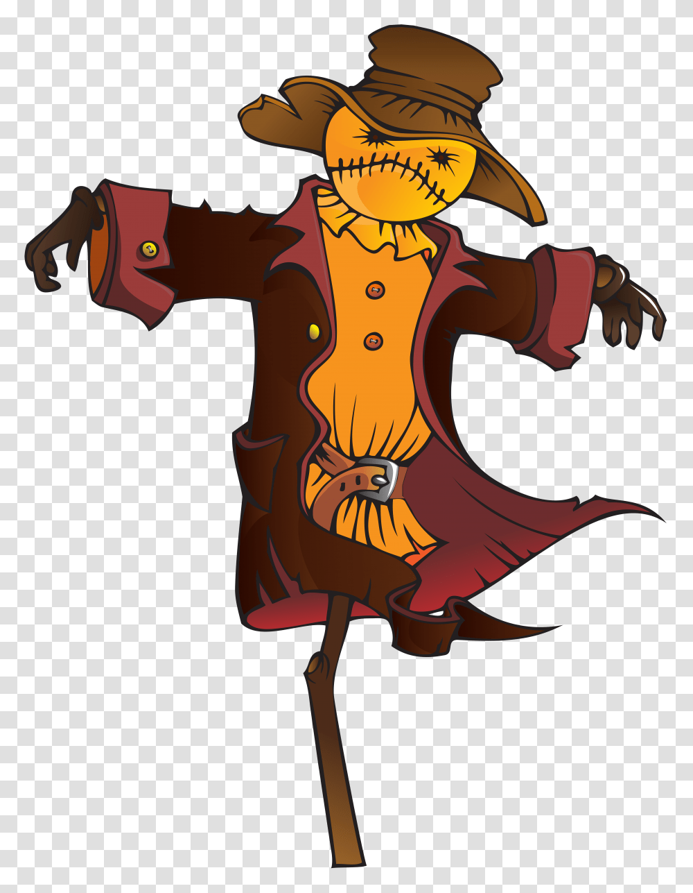 Scarecrow Clip, Number Transparent Png