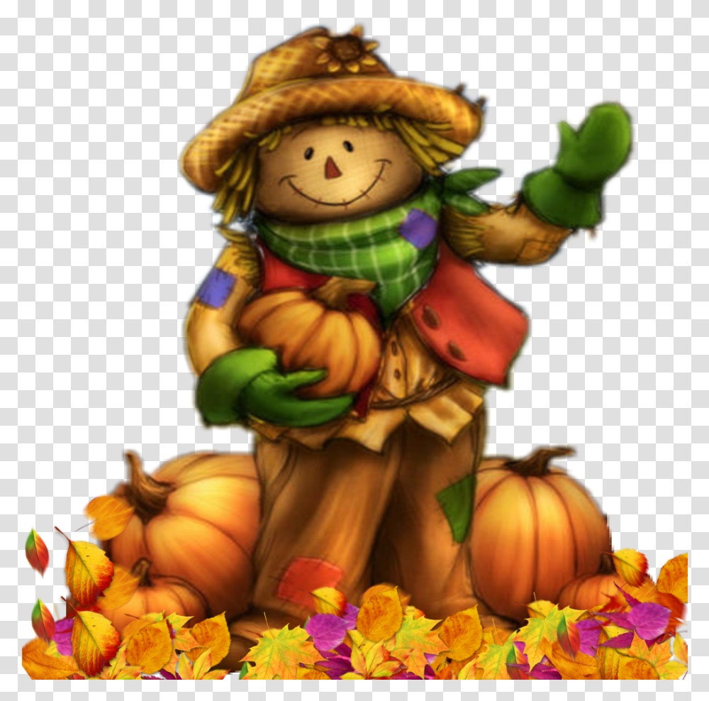 Scarecrow Fall Scarecrow, Plant, Toy, Photography Transparent Png