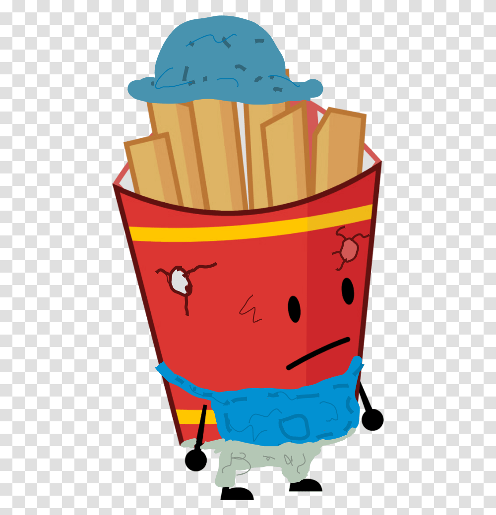 Scarecrow Fries Battle For Dream Island Fries, Food, Bird, Animal, Antelope Transparent Png