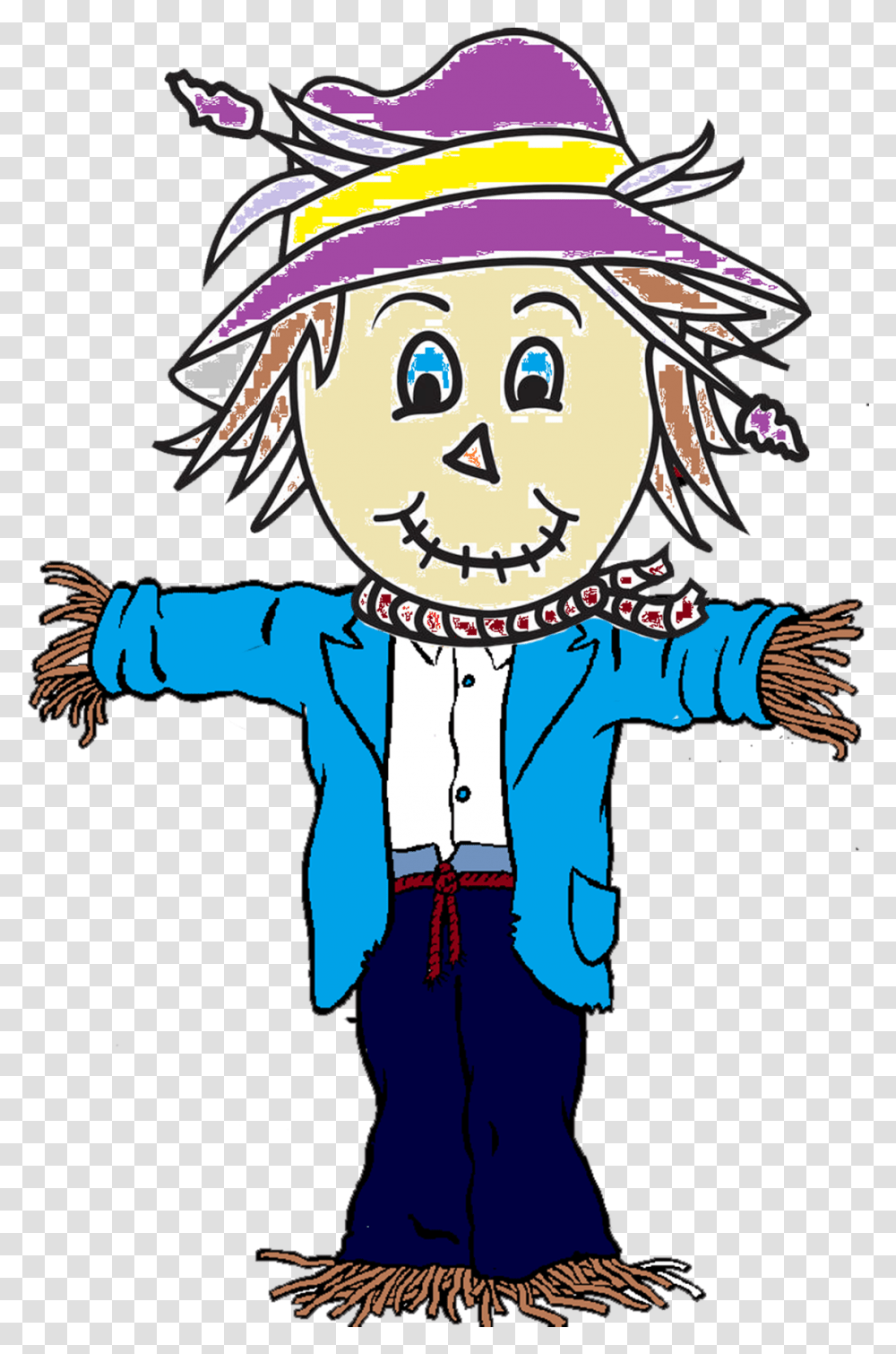 Scarecrow Scarecrow Clipart Black And White Free, Person, Costume Transparent Png