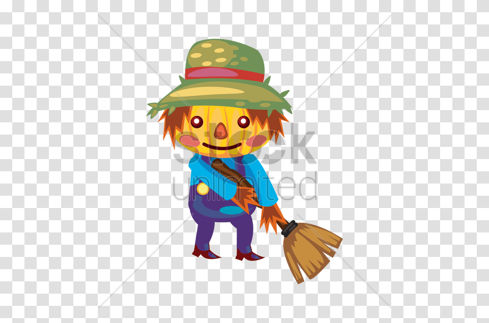 Scarecrow With A Broom Vector Image, Outdoors, Fishing, Water, Duel Transparent Png