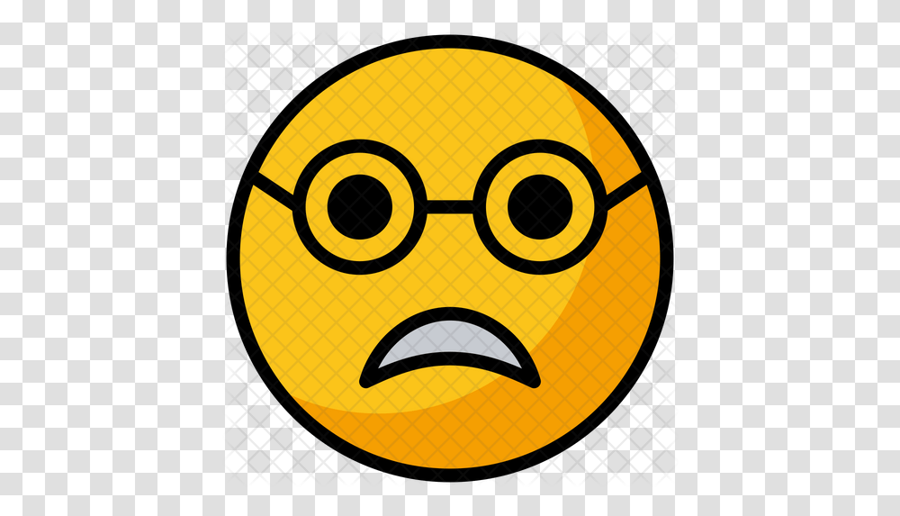 Scared Face Emoji Icon Circle, Animal, Bird, Beak, Symbol Transparent Png