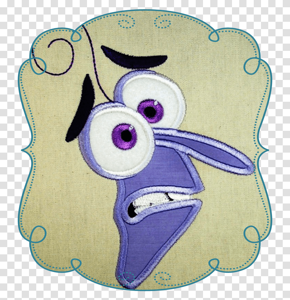 Scared Face Patch Sid Ice Of Age, Applique, Pattern, Embroidery, Purse Transparent Png