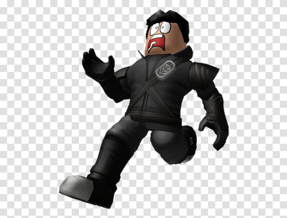 Scared Person Clipart Scared Roblox Character Running, Ninja, Human, Apparel Transparent Png