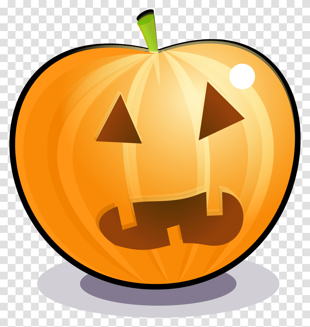 Scared Pumpkin Scared Pumpkin Clip Art, Vegetable, Plant, Food, Halloween Transparent Png