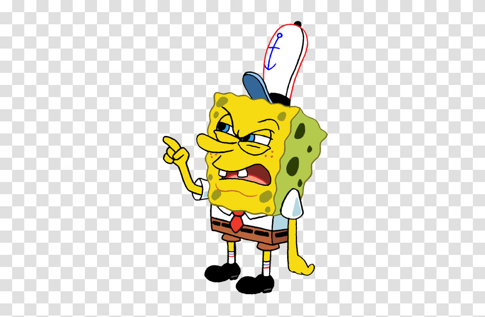 Scared Spongebob Spongebob Angry Background, Hand, Poster, Advertisement, Fist Transparent Png