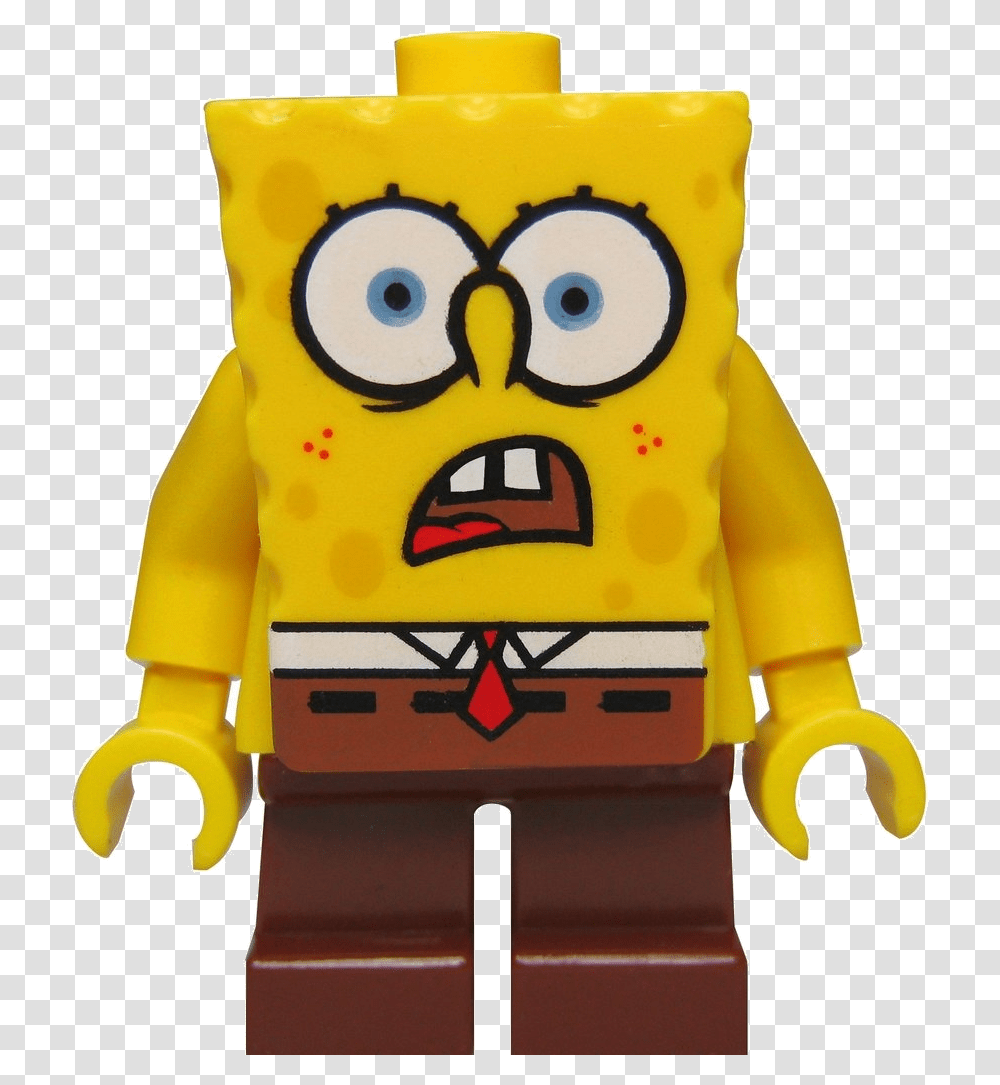 Scaredbob Lego Spongebob Faces, Toy, Robot Transparent Png