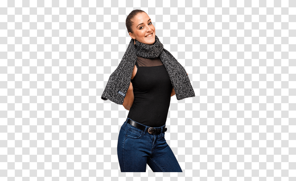 Scarf, Apparel, Person, Human Transparent Png