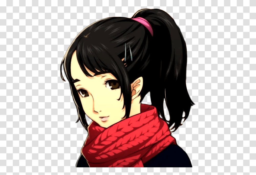Scarf Shiho Persona5 Persona 5 Girls, Clothing, Helmet, Comics, Book Transparent Png