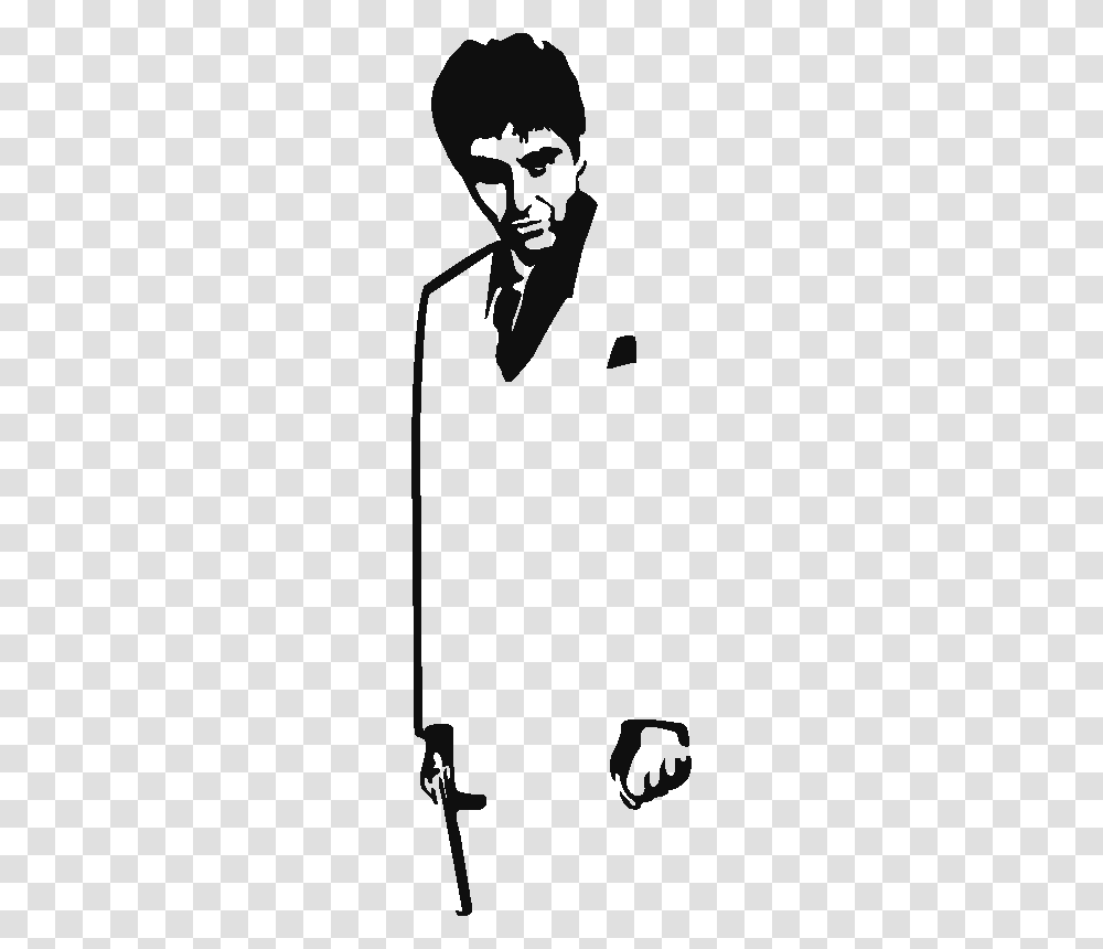 Scarface, Bow, Stencil, Photography, Silhouette Transparent Png