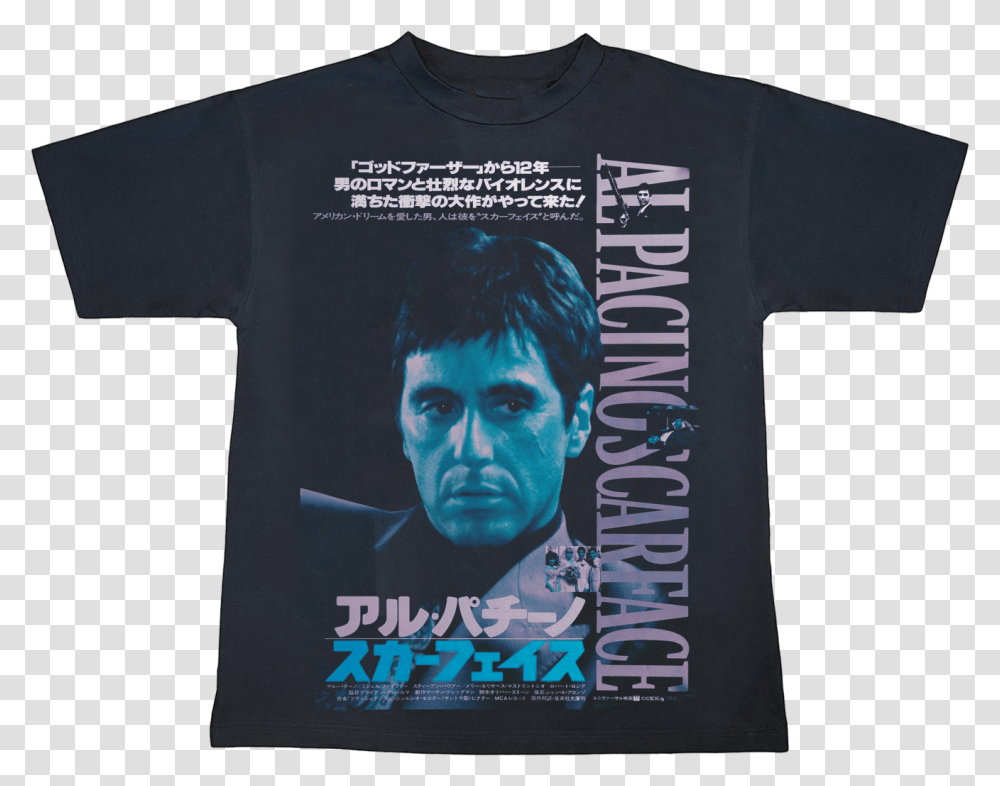 Scarface Japanese Shirt, Apparel, Person, Human Transparent Png
