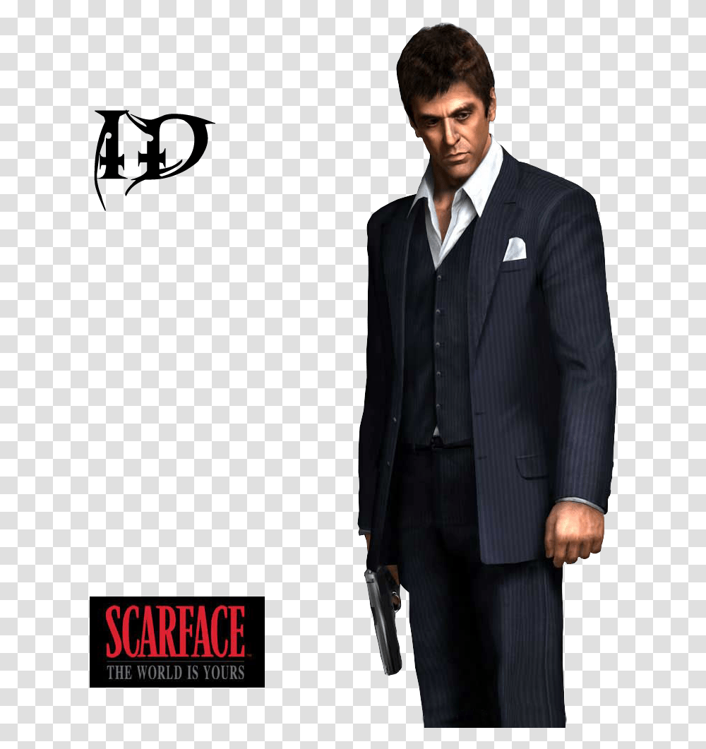 Scarface, Suit, Overcoat, Clothing, Person Transparent Png