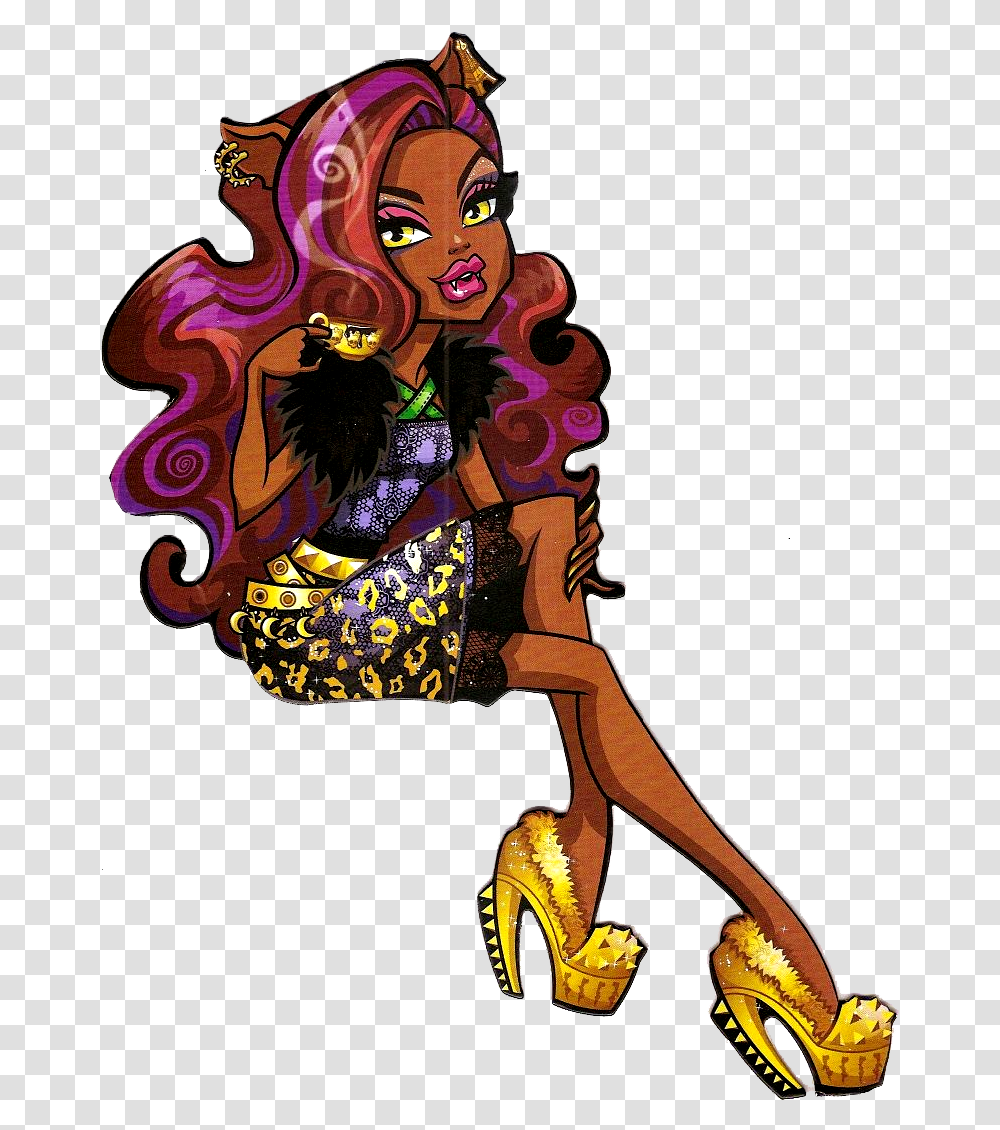 Scaris City Of Frights Monster High Clawdeen Wolf Cartoon, Person, Crowd, Leisure Activities, Carnival Transparent Png