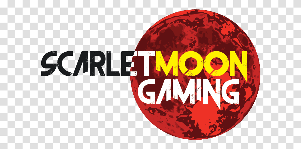 Scarlet Moon Gaming Logo Circle, Text, Graphics, Art, Symbol Transparent Png