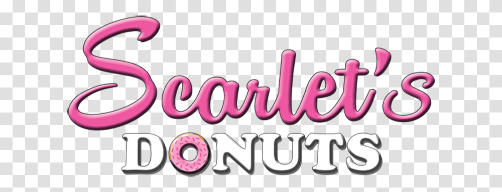 Scarlet's Donuts Scarlets Donuts, Alphabet, Label, Dynamite Transparent Png
