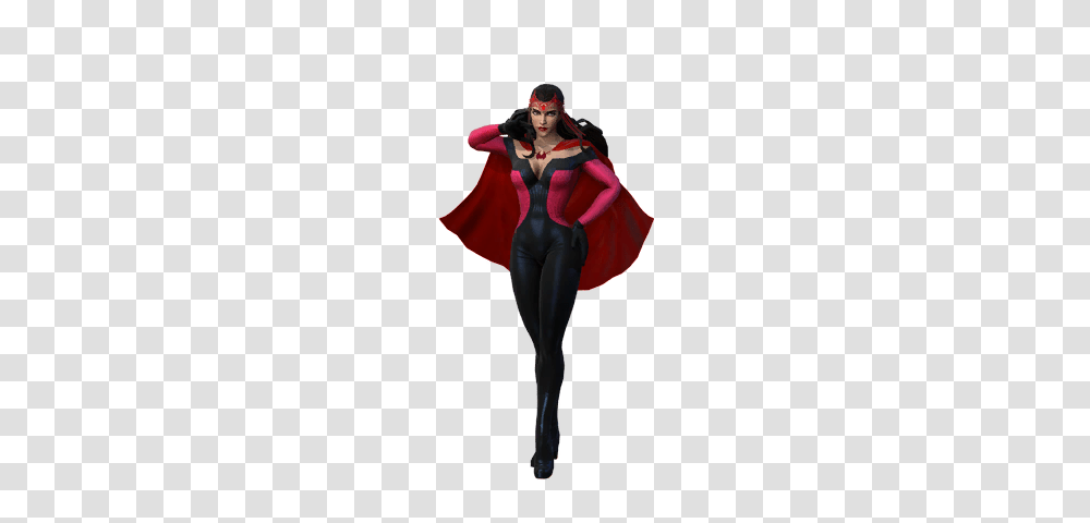 Scarlet Witch All New All Different Costume, Cape, Person, Spandex Transparent Png