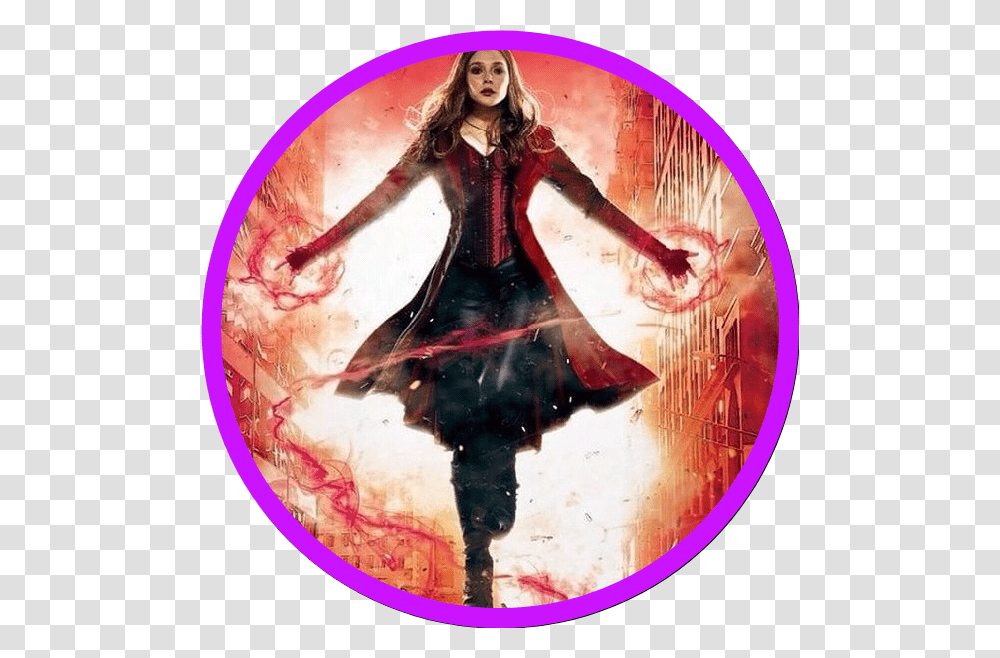 Scarlet Witch Avengers 2, Performer, Person, Advertisement, Painting Transparent Png